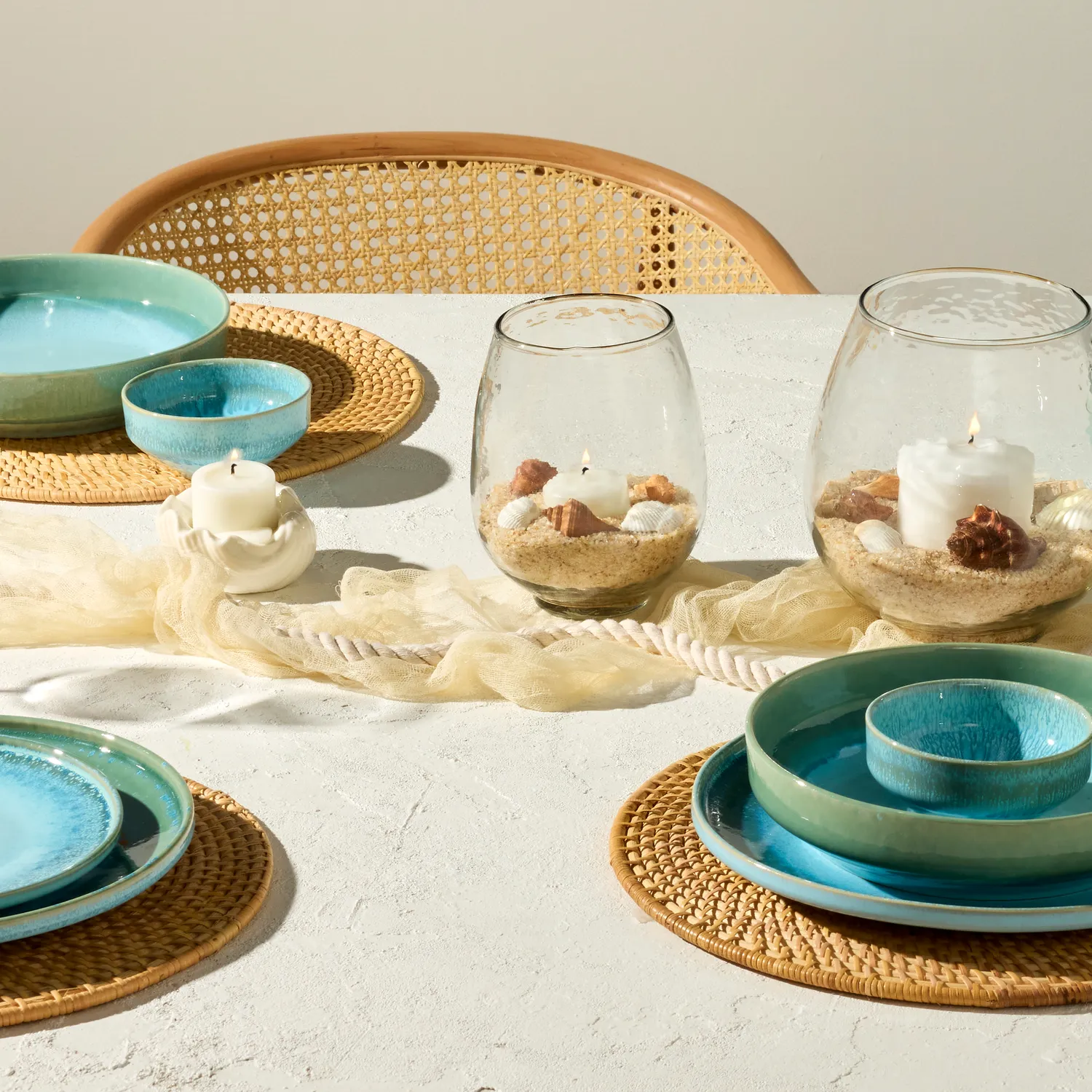 Sur La Table Conch Shell Tealite Holder