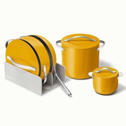 Caraway Ceramic Nonstick Cookware+ 7-Piece Set with Bonus Storage