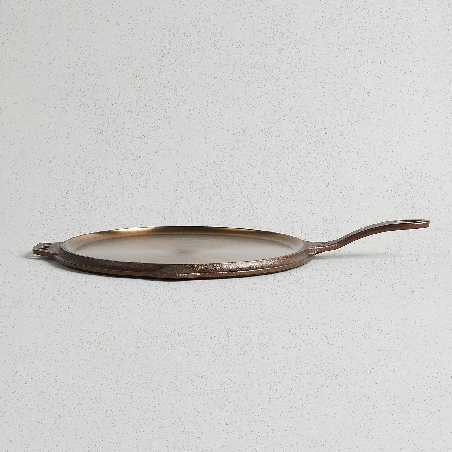 Smithey Polished Cast Iron Flat Top Griddle, 12"