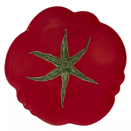 Bordallo Pinheiro Tomato Pizza Plate, 16" 