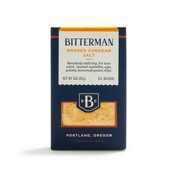 Bitterman Smoked Cheddar Salt, 3 oz.