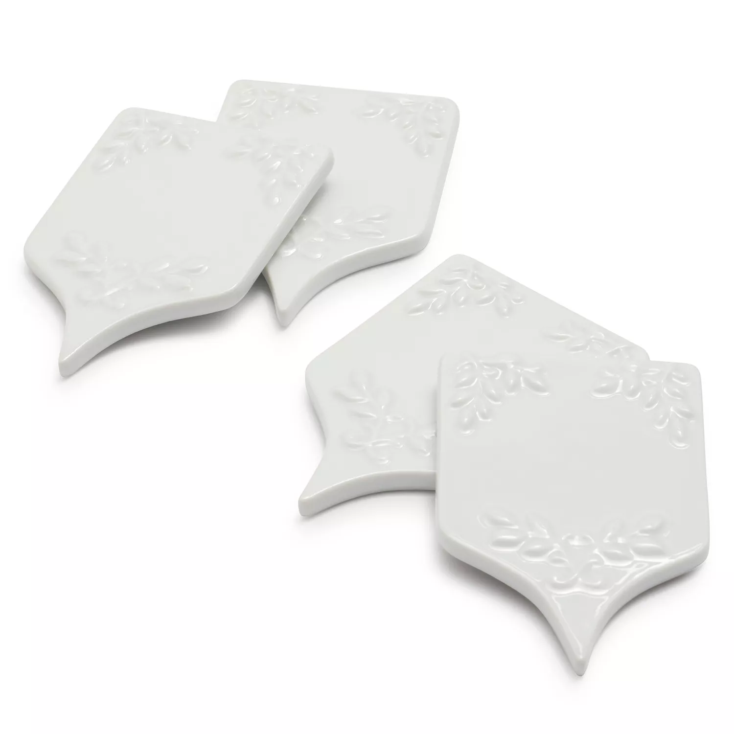 Porcelain Cheese Markers, Set of 4