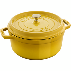 Staub Round Dutch Oven, 4 qt. Sears beautifully, so much better than my previous enameled cast iron, and is non stick