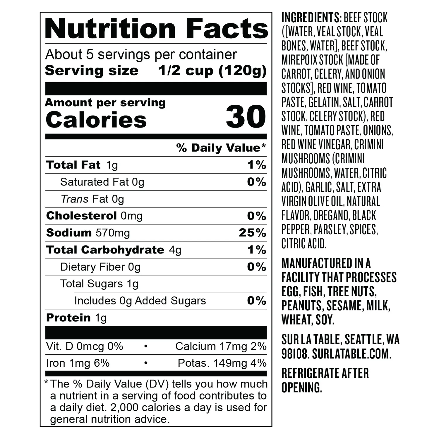 Sur La Table Beef Bourguignon Starter