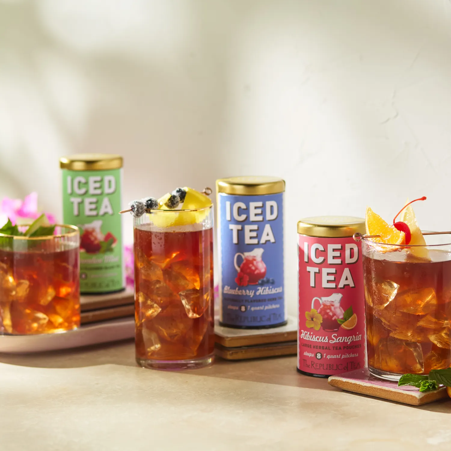 The Republic of Tea Cold Brew Hibiscus Aronia Blackberry Iced Tea 