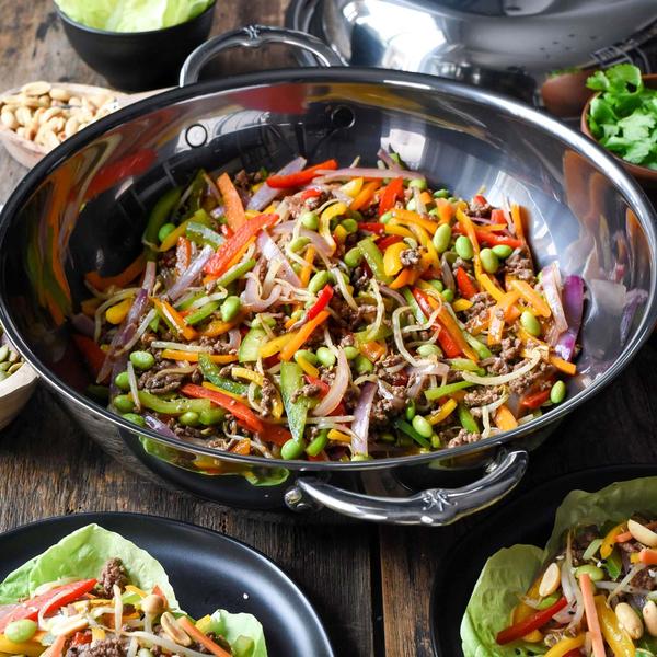 Hestan NanoBond Titanium Wok, 14" - thumbnail 2