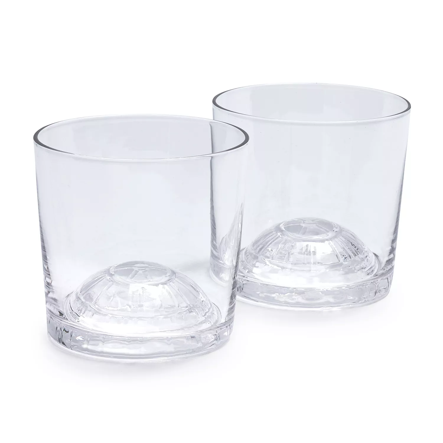Star Wars Glass Set - Death Star - Collectible Gift Set of 2  Glasses - 10 oz Capacity - Classic Design - Heavy Base: Mixed Drinkware Sets