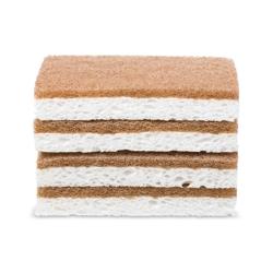 Full Circle In a Nut Shell Walnut Scrubber Sponge, 3-Pack