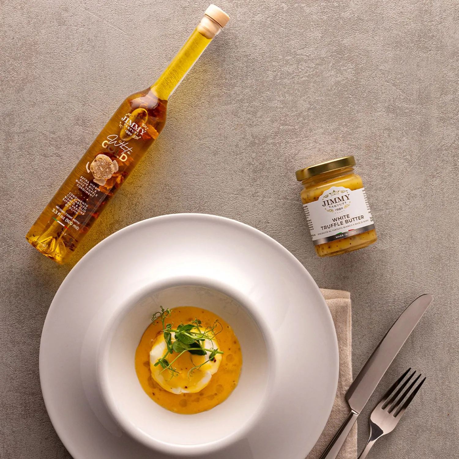 Jimmy Tartufi White Truffle-Infused Extra Virgin Olive Oil