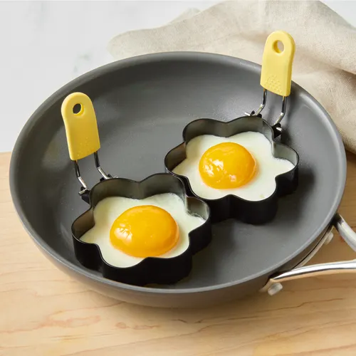 Sur La Table Nonstick Flower Egg Rings, Set of 2