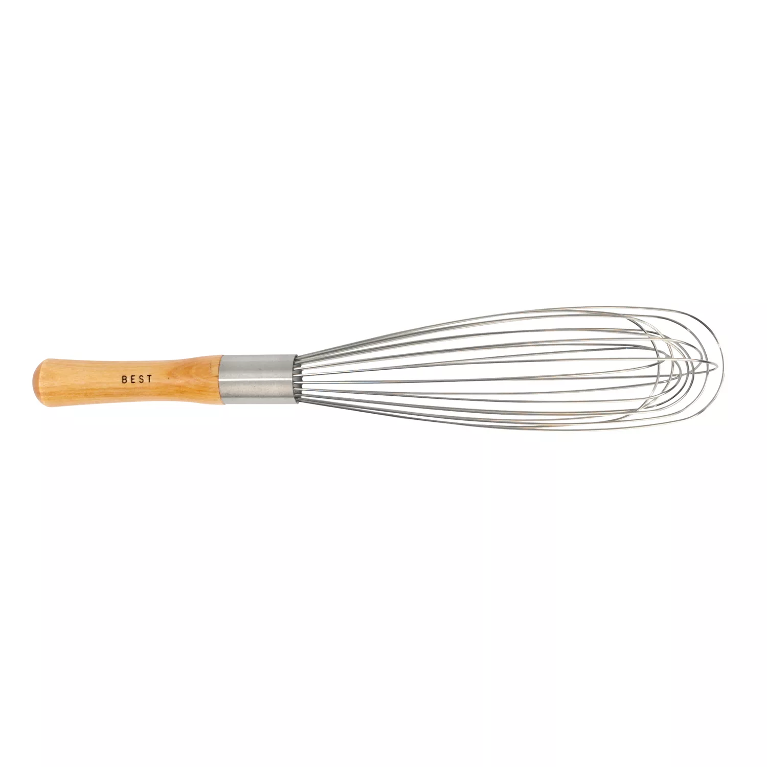 Sur La Table Beechwood-Handled French Whisk, 12