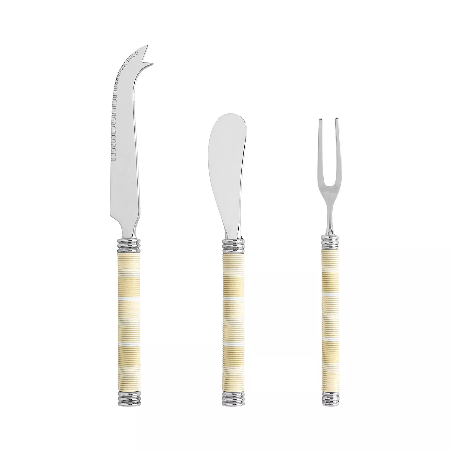 French Home Jubilee Cheese Knife, Spreader & Fork Set