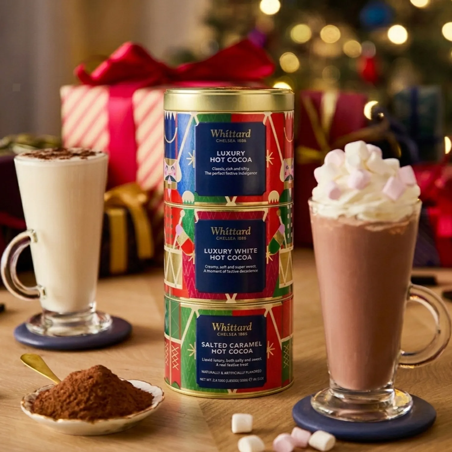 Whittard Hot Cocoa Stacking Tins