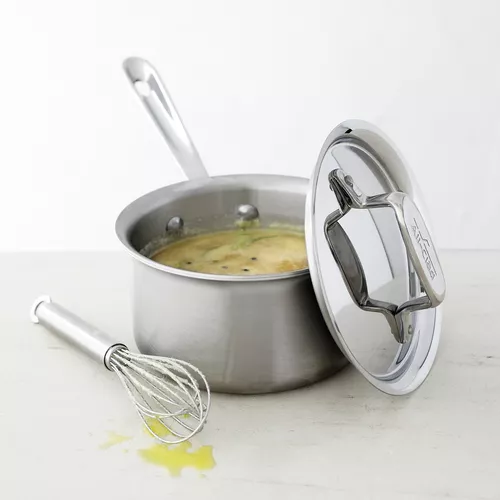 All-Clad D5 Brushed Stainless Steel 10-Piece Cookware Set