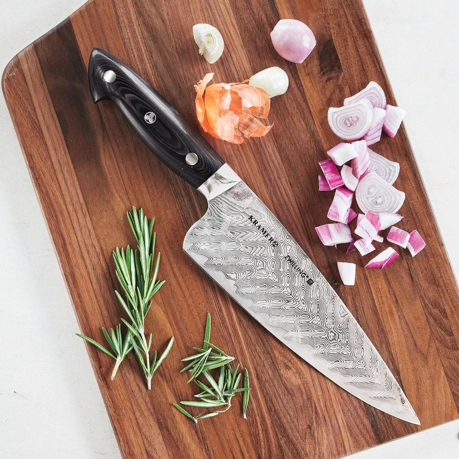 Bob Kramer Stainless Damascus Chef’s Knife by Zwilling J.A. Henckels