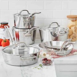 Viking Contemporary 10-Piece Stainless Steel Cookware Set
