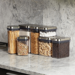 OXO SteeL Pop Containers, Square