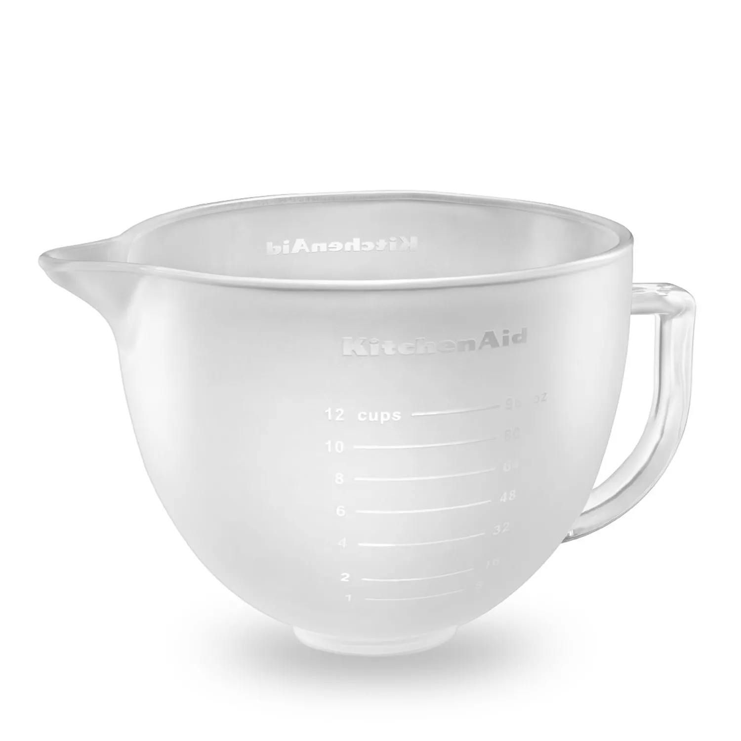 KitchenAid K5GBF 5-Quart Glass Mixing Bowl Frosted Glass K5GBF - Best Buy