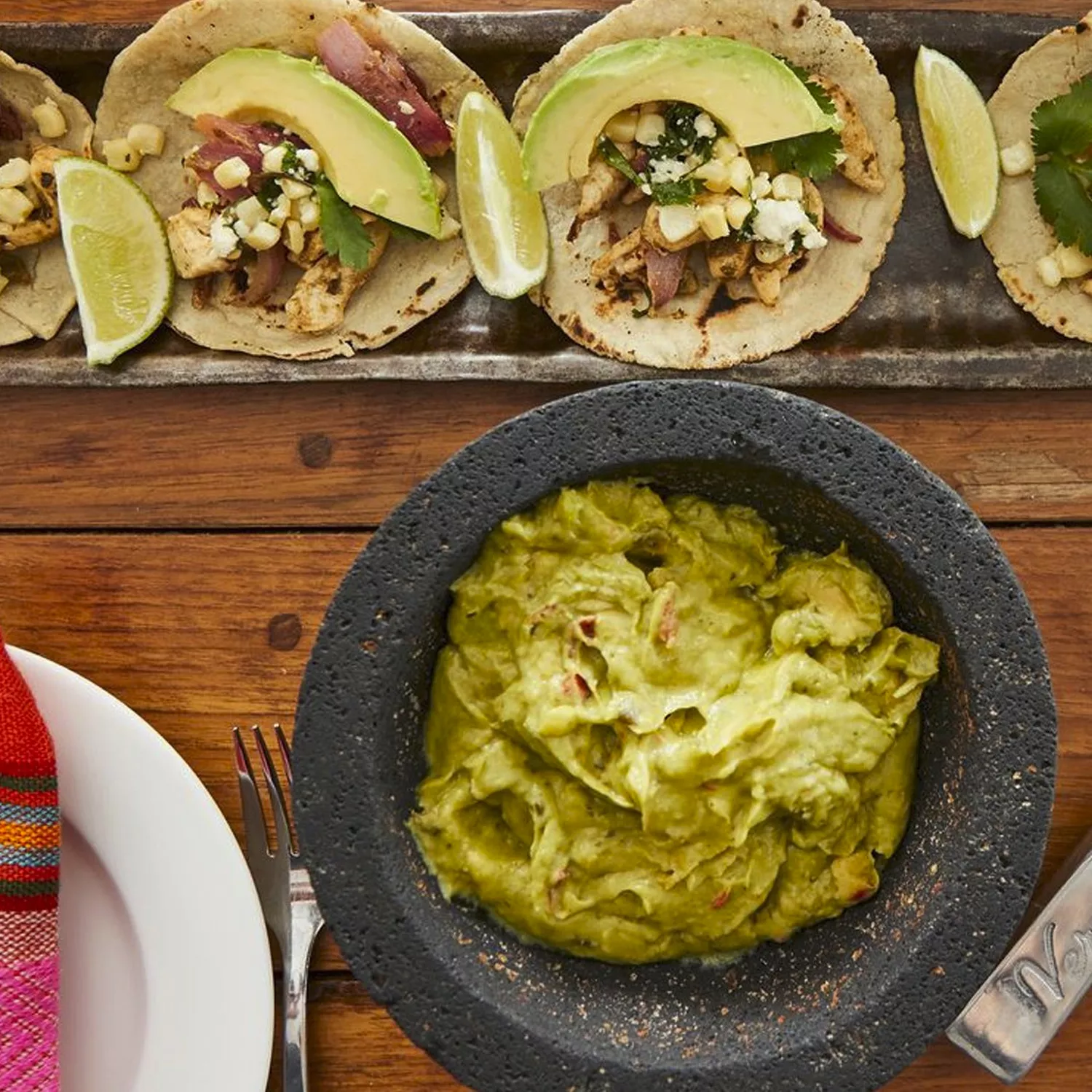 Verve Culture Molcajete and Tortilla Warming Basket