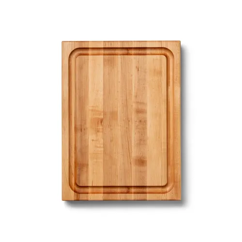 John Boos Maple Edge-Grain Cutting Board w/ Grips & Juice Groove, 2.25" Thick