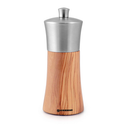 Swissmar Torre Olivewood Salt Mill with Stainless Steel Top