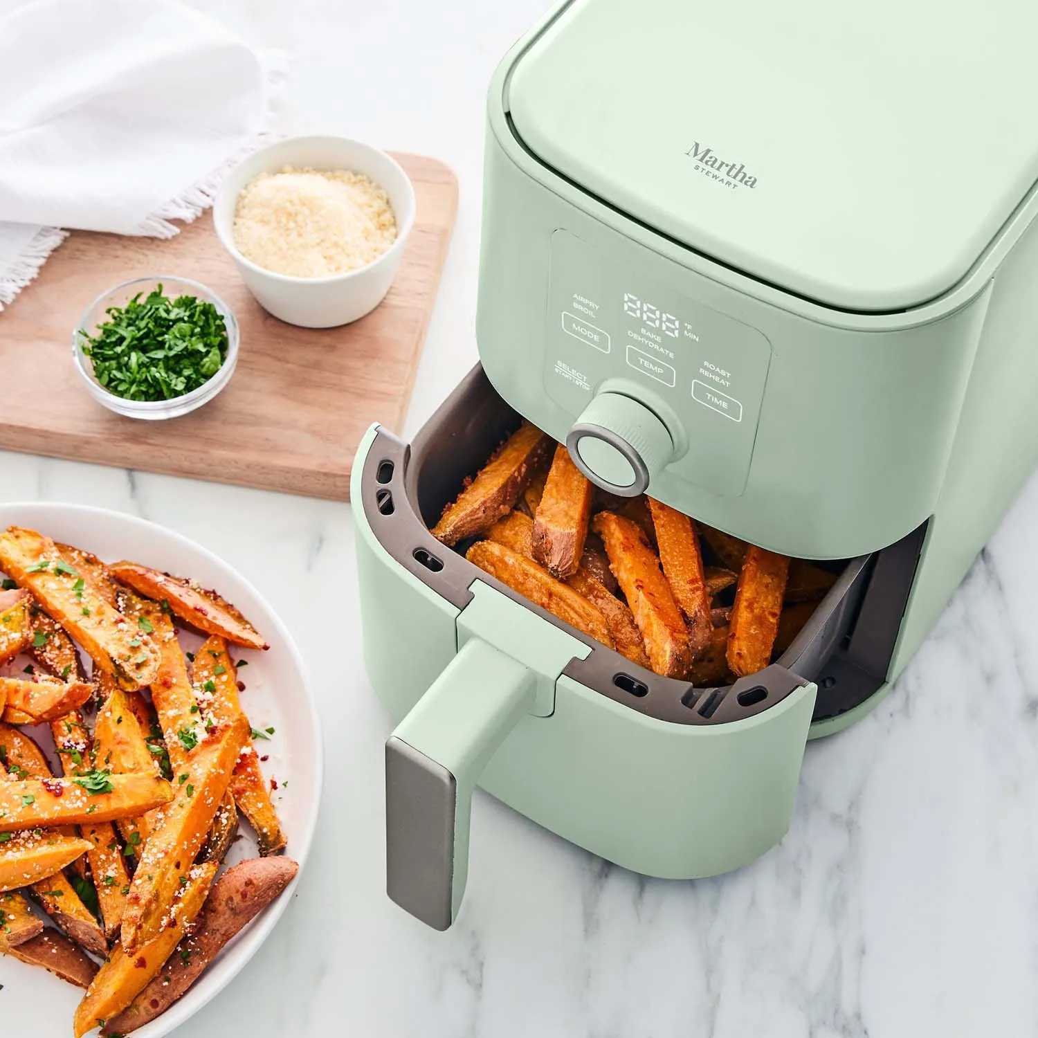 Martha Stewart by GreenPan Slim Air Fryer, 6qt.
