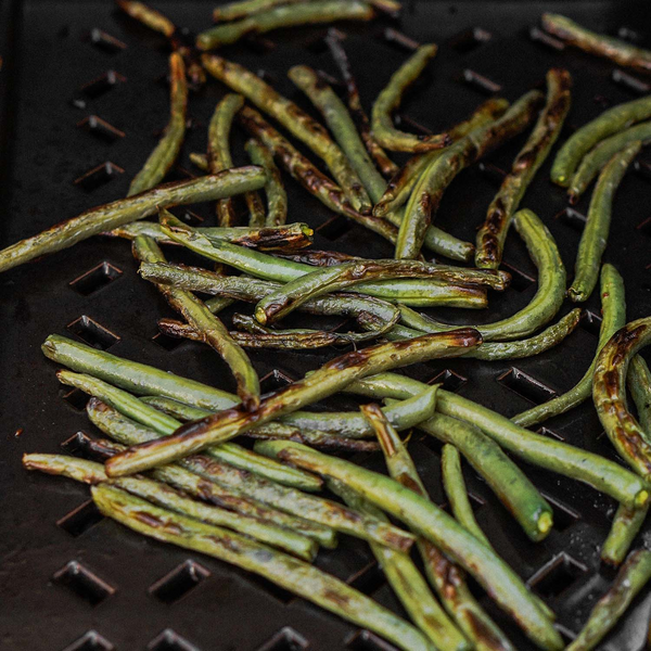 Simple Grilled Sesame Green Beans