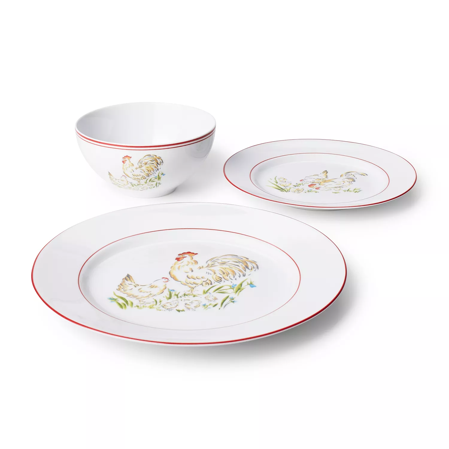 Farmhouse White Dinner Plates, Set of 4 + Reviews