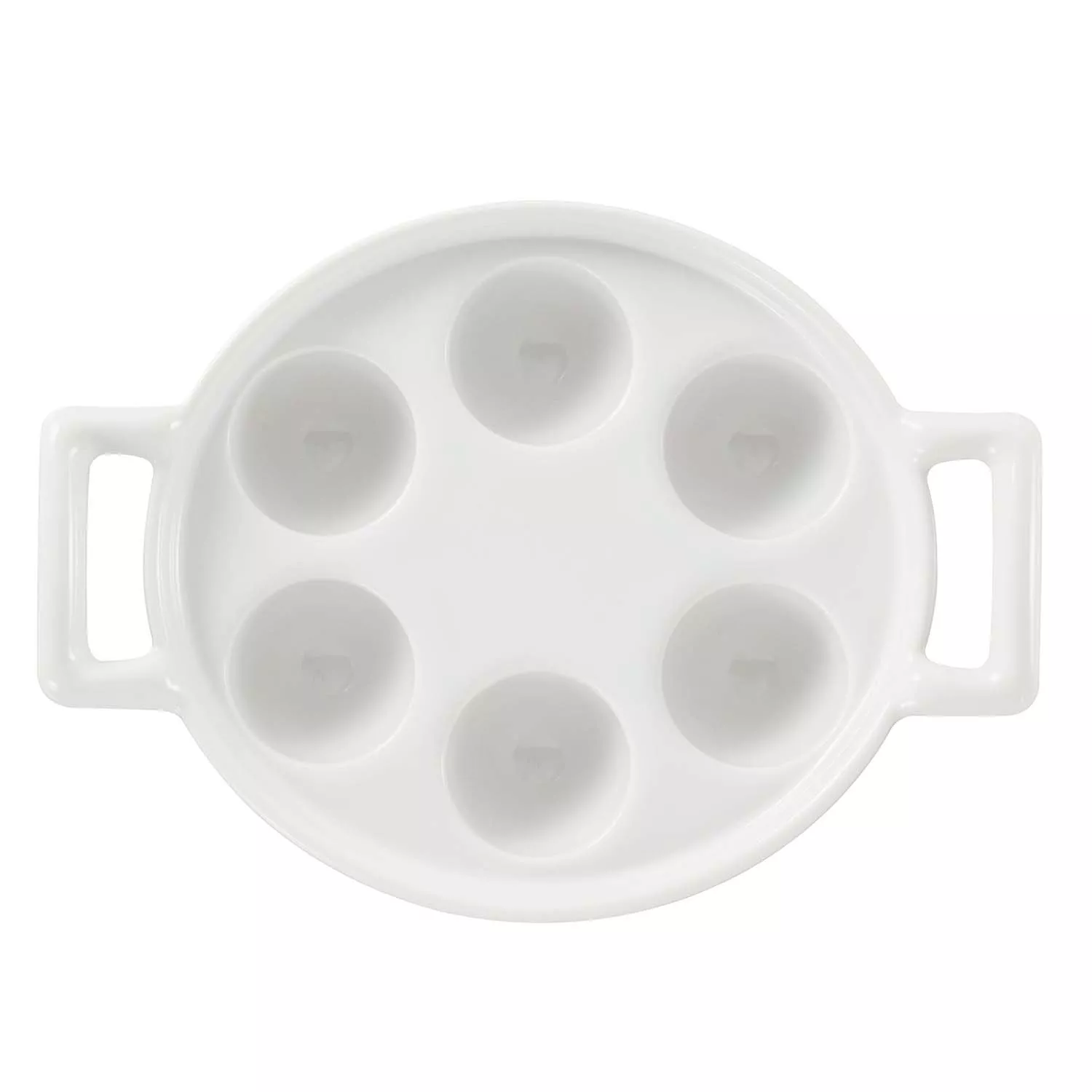 Revol Belle Cuisine Six-Hole Escargot Dish, White
