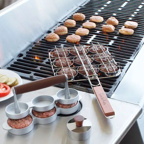 Mini Moroccan Spiced Lamb Burgers with Mango Chutney