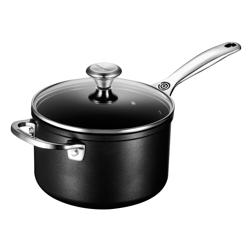 Le Creuset Toughened Nonstick PRO Saucepan with Lid A love this pot! Great quality, great height to width ratio