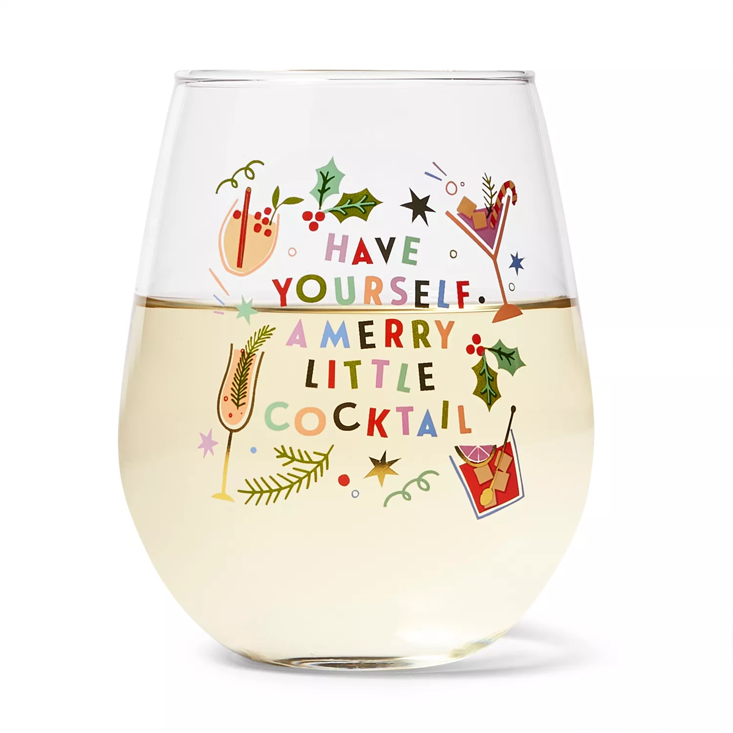 Wine Glass Goblet Funny Measuring Cup For the Cook (10 oz