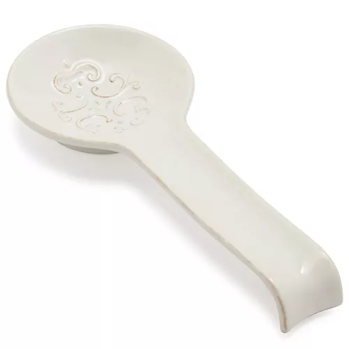 Sur La Table Pearl Stoneware Spoon Rest