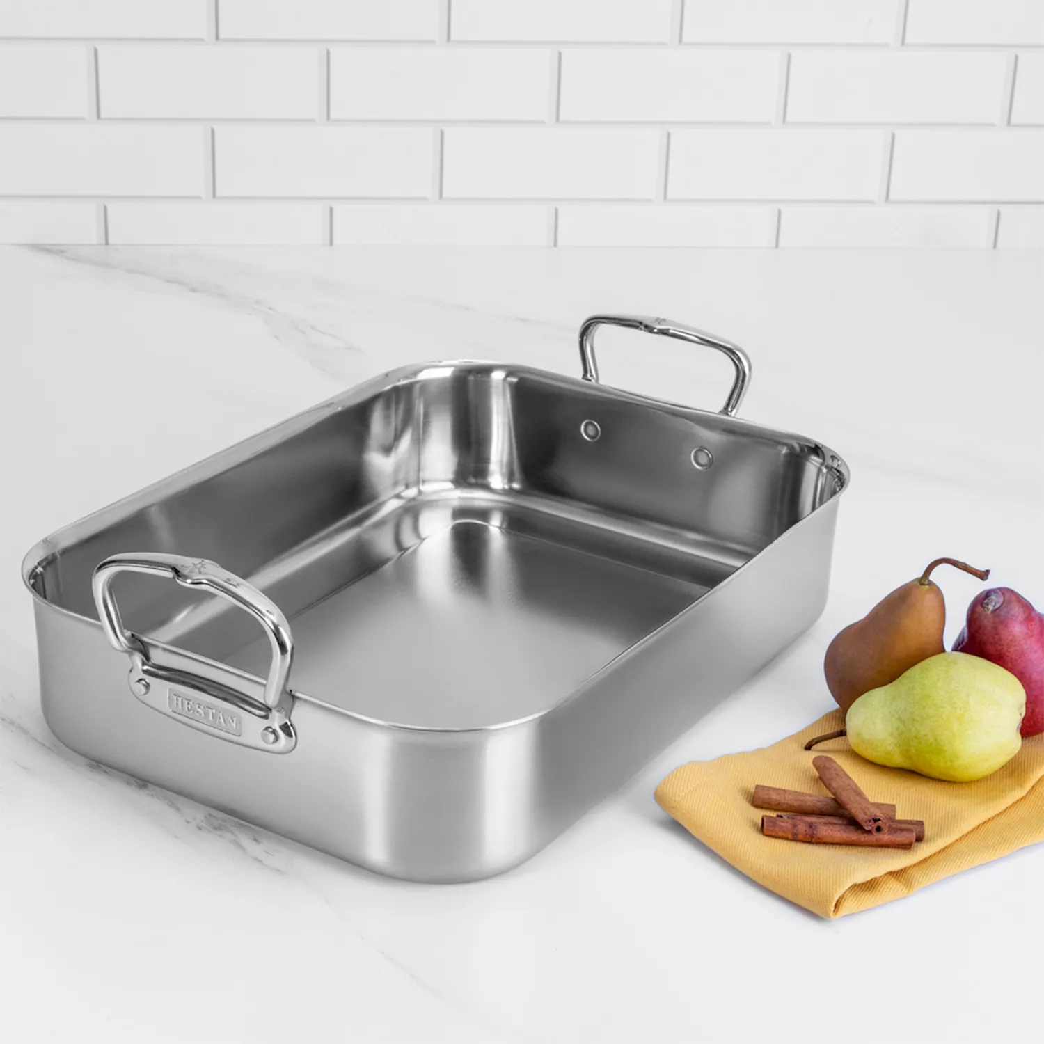 Hestan Provisions Roasting Pan with Stainless Steel Rack