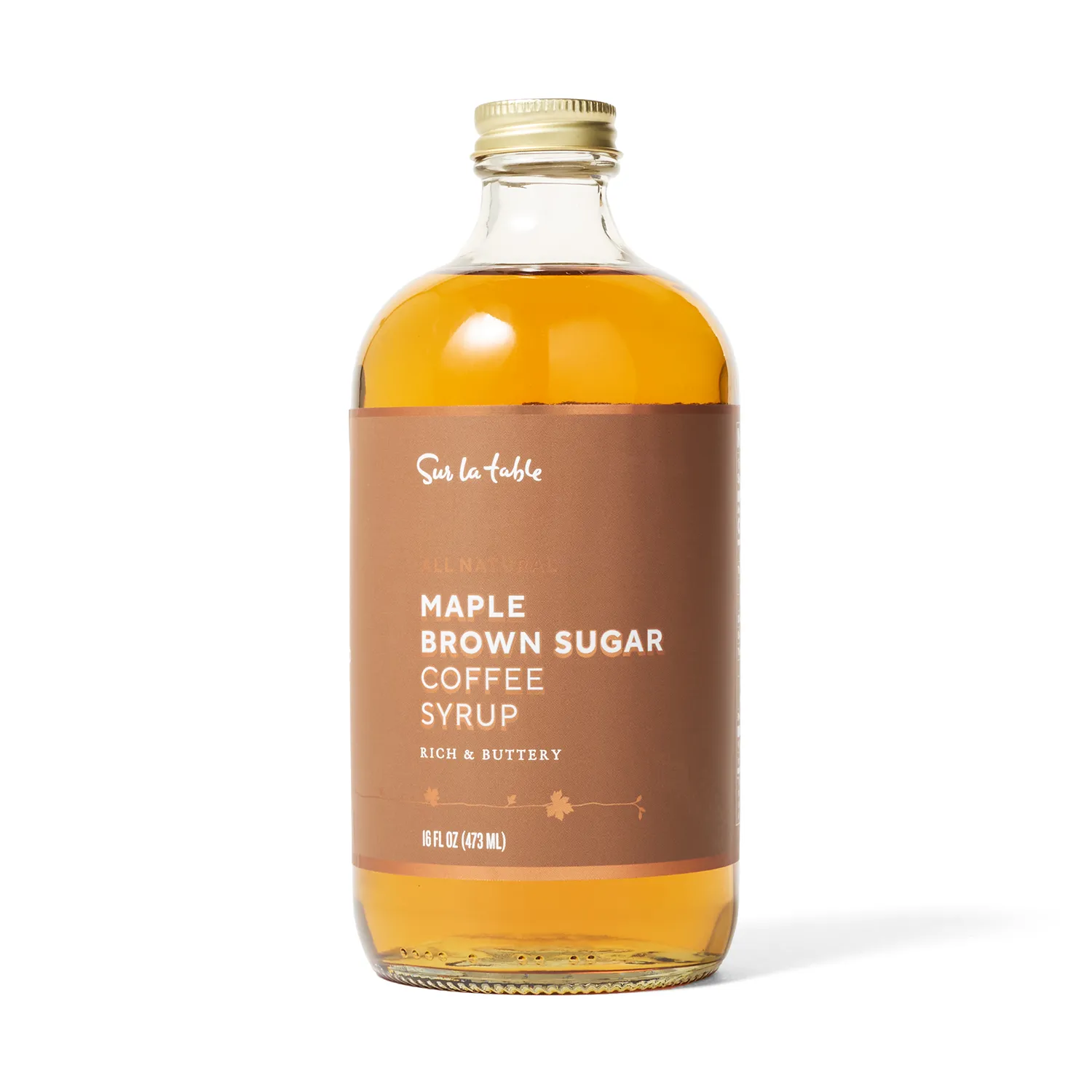 Sur la table Maple Brown Sugar Coffee Syrup