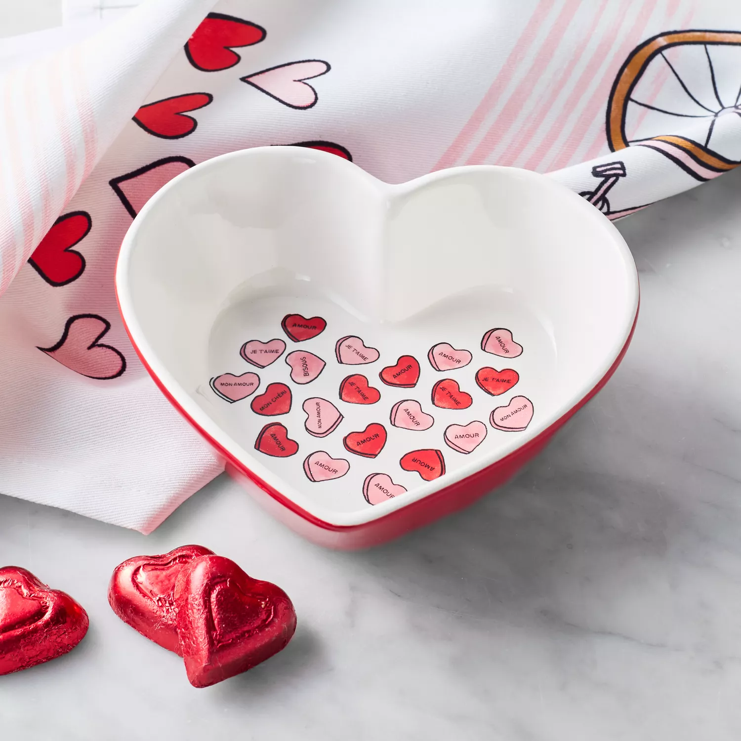 Sur La Table Valentine Hearts Dish