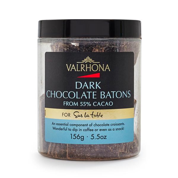 Valrhona ™ Dark Chocolate Batons, 55% Cacao