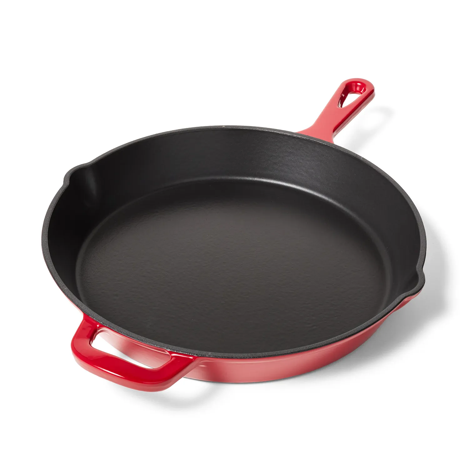 Sur la table Enameled Cast Iron Skillet, 12"