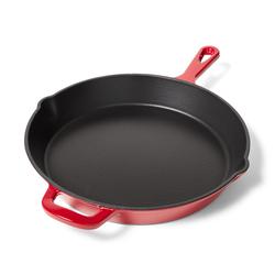 Sur la table Enameled Cast Iron Skillet, 12"