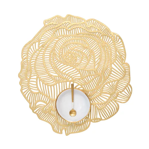 Chilewich Pressed Rose Placemat, 15"