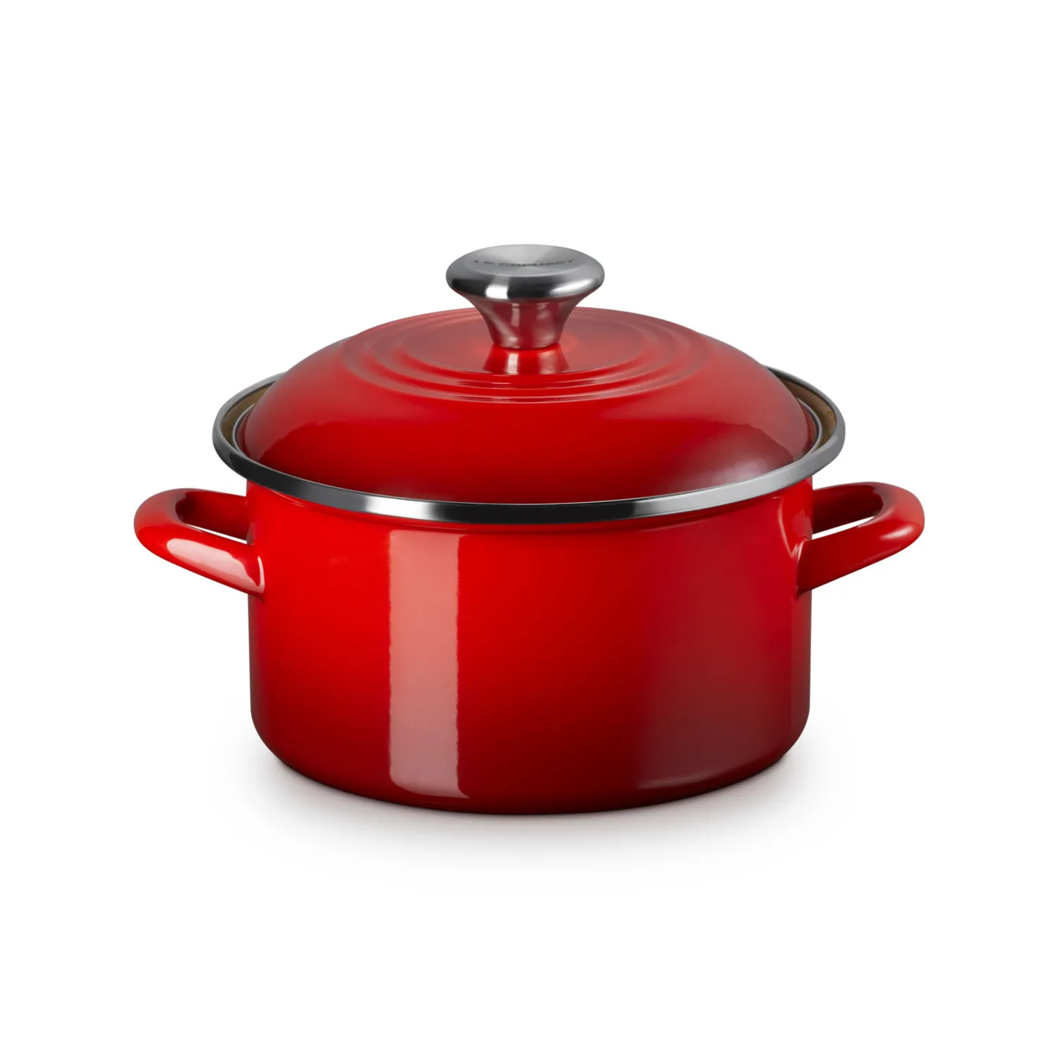 Le Creuset Petite Enameled Steel Stockpot, 3.8 qt.