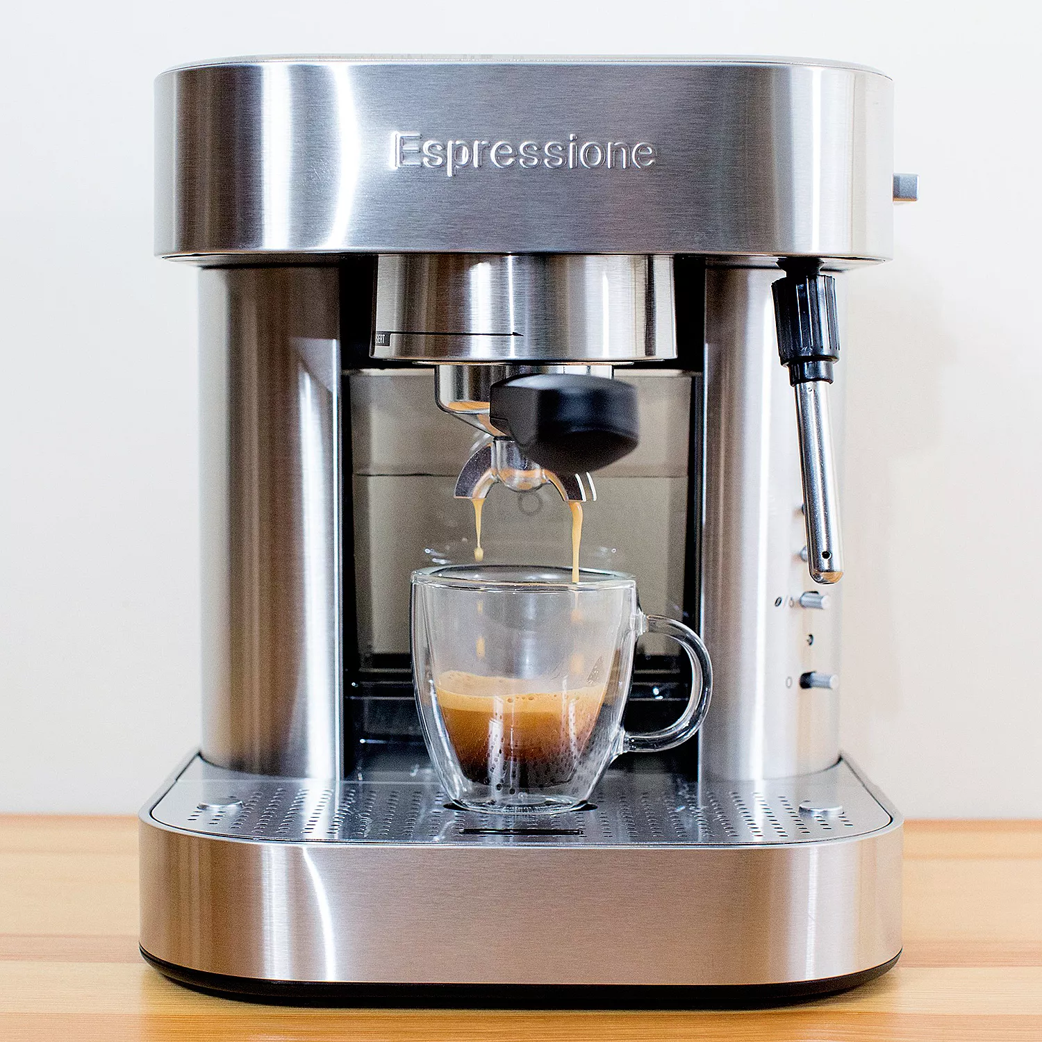 Espressione Stainless Steel Automatic Pump Espresso Machine with Thermo Block