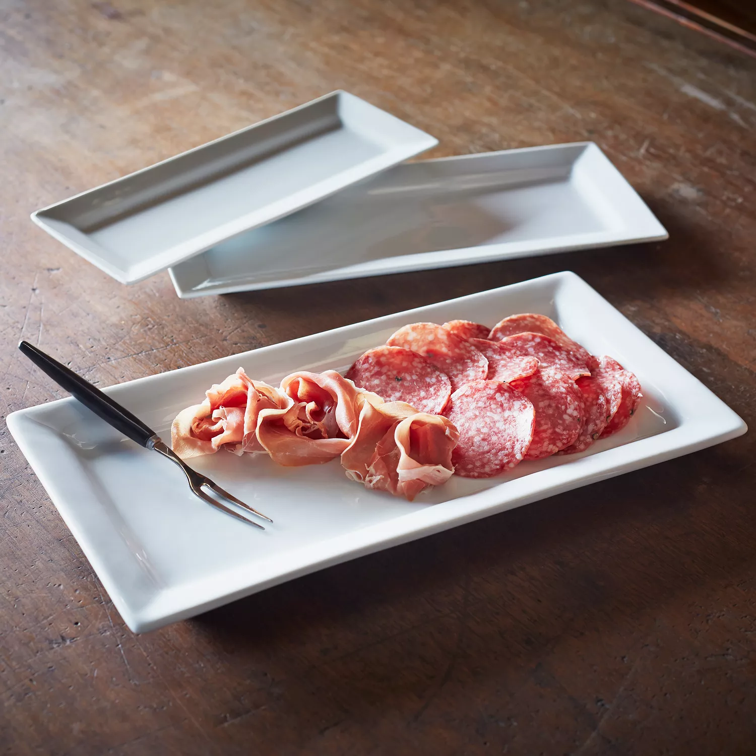 Sur La Table Porcelain Platters, Set of 3