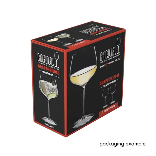 RIEDEL Grape Chardonnay Wine Glass, Set of 2