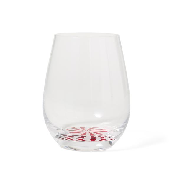 Sur La Table Peppermint Stemless Wine Glass