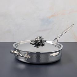 Ruffoni Opus Prima Hammered Stainless Steel Sauté Pan, 3.5 qt.