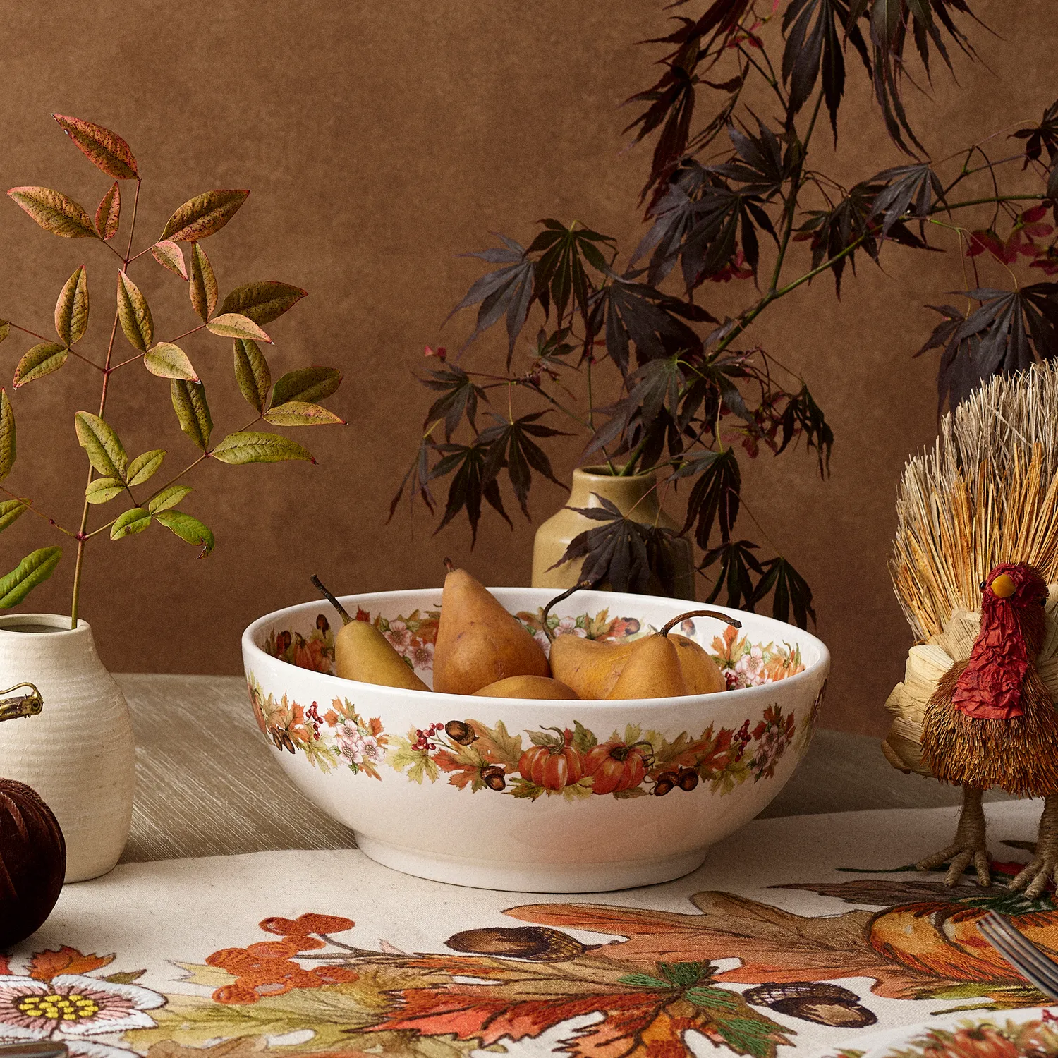 Sur La Table Turkey Serving Bowl