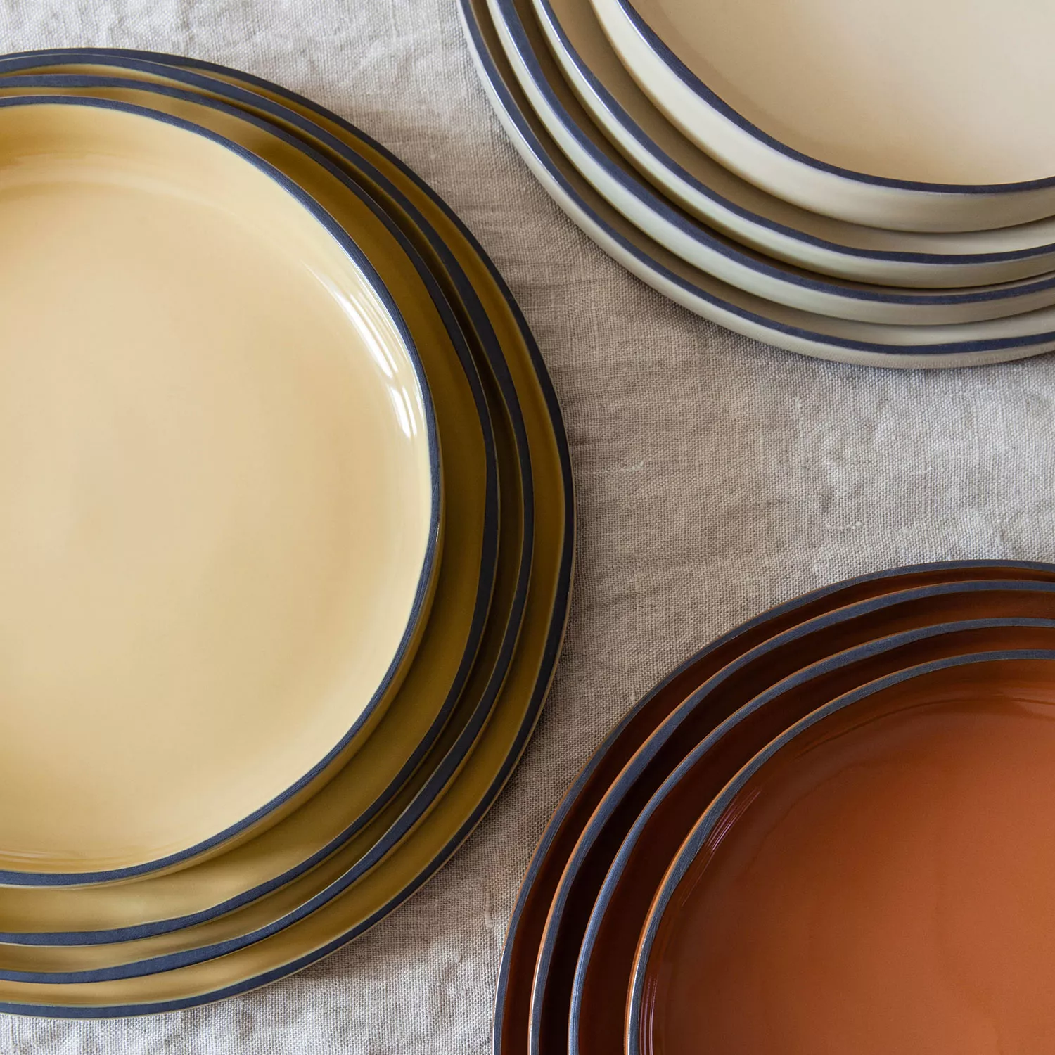 Revol Caractère Charger Plates, 11.75", Set of 4