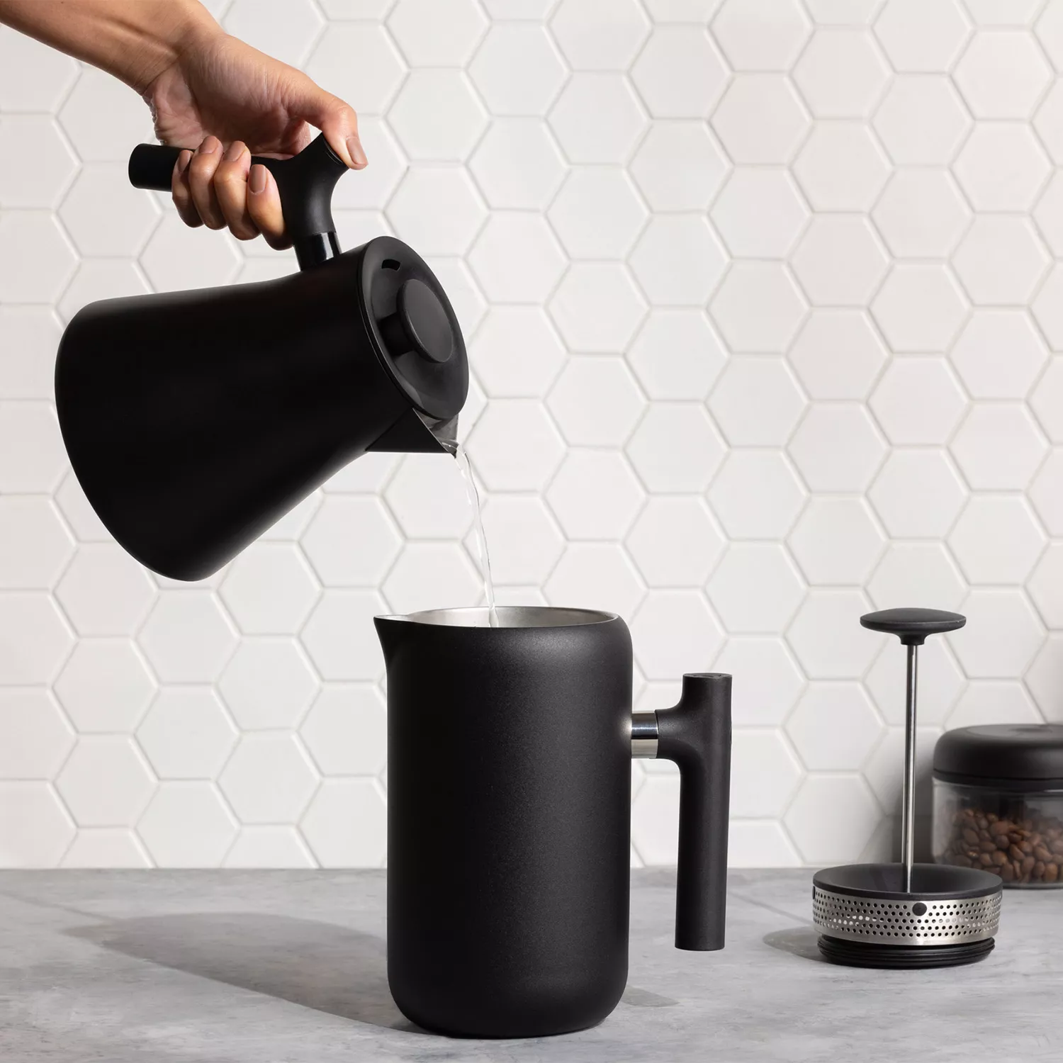 Fellow Raven Matte Black Stovetop Tea Kettle