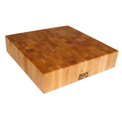 John Boos Maple End-Grain Chopping Block Square, 18" x 18" x 2.25" 